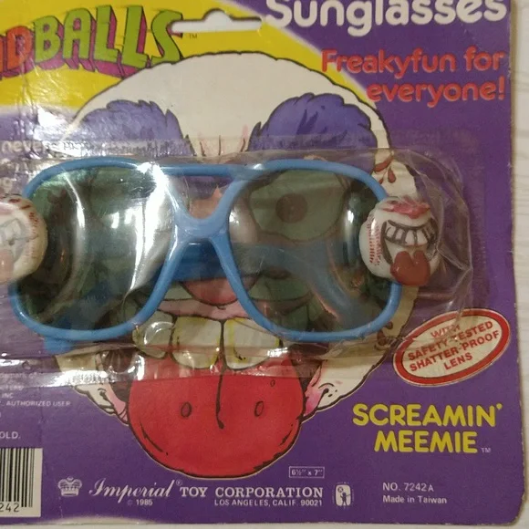 Vintage RARE 1986 Madballs "Screamin' Meemie" Sunglasses - Picture 4 of 4